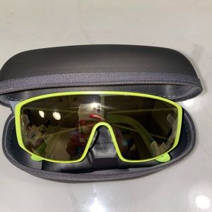 Kim Kardashian X Carolina Lemke neon sunglasses